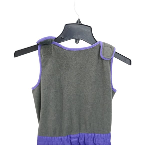 Zipper Bib Style Girls Snow Pants with Velcro for Easy Adjustment, Size 10 - Picture 5 of 5